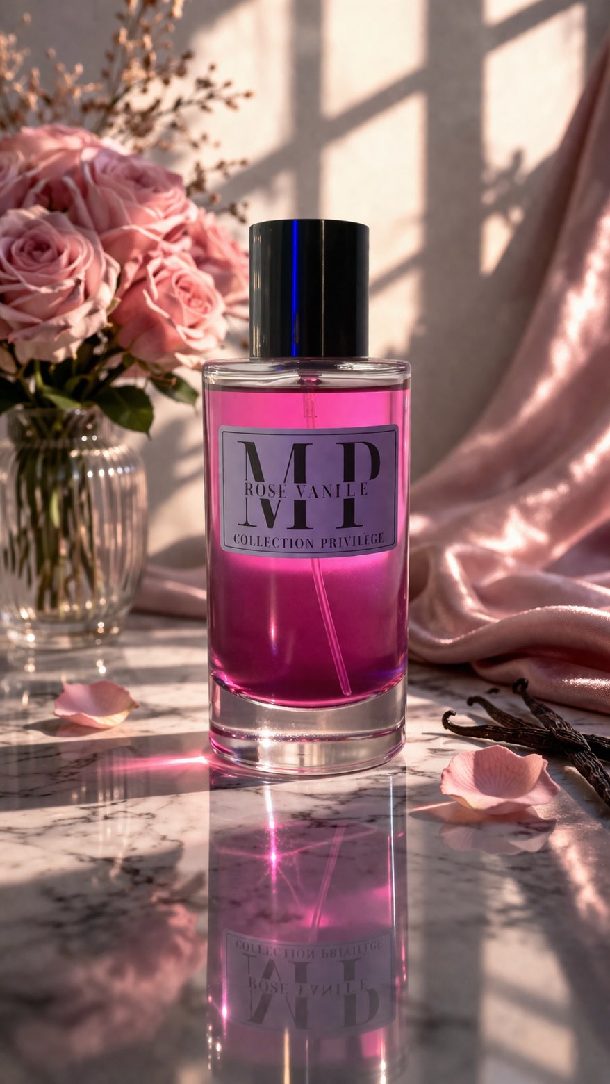 parfum mancera roses vanille bouteille